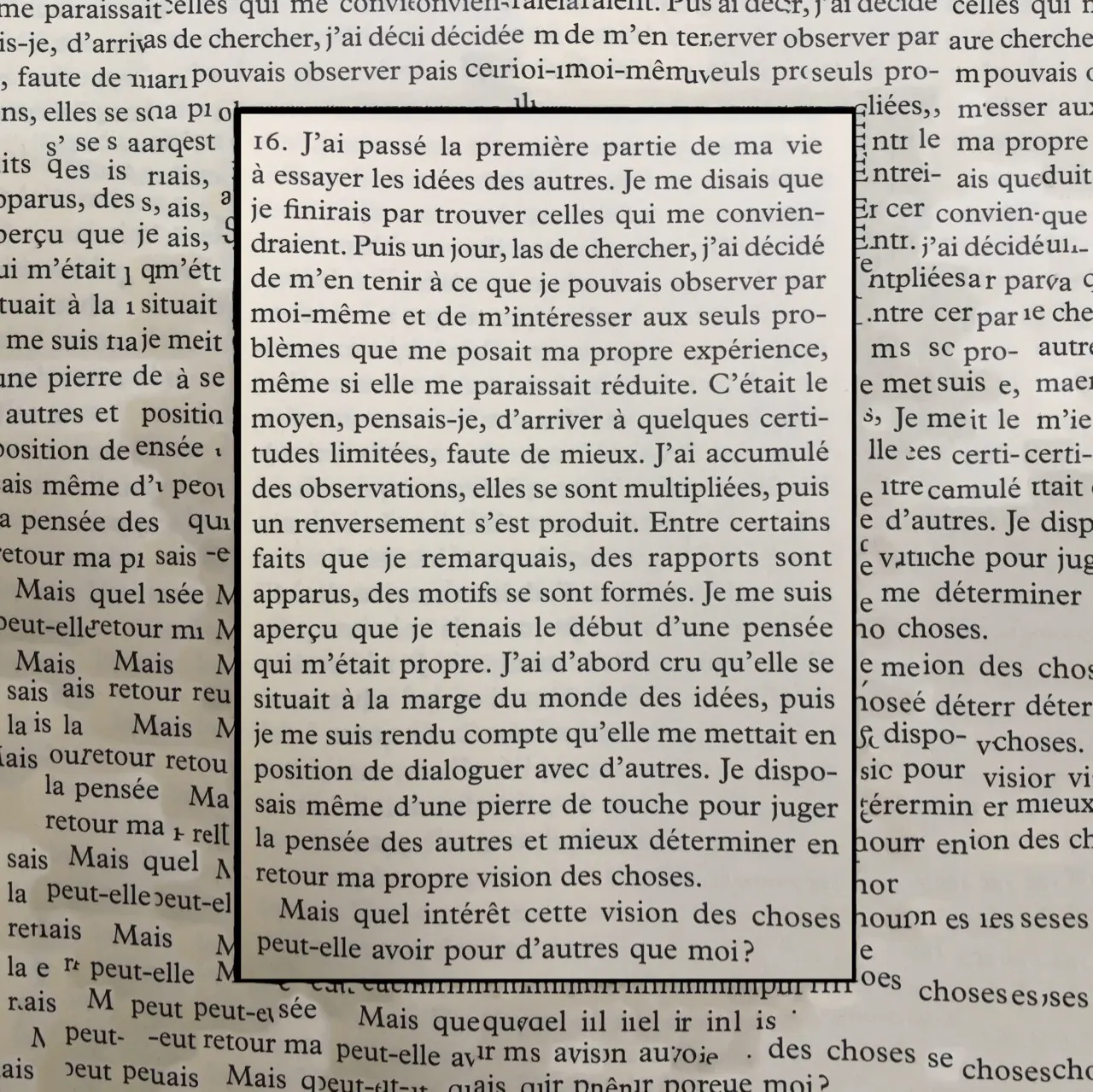 Un paradigme, Jean-François Billeter.