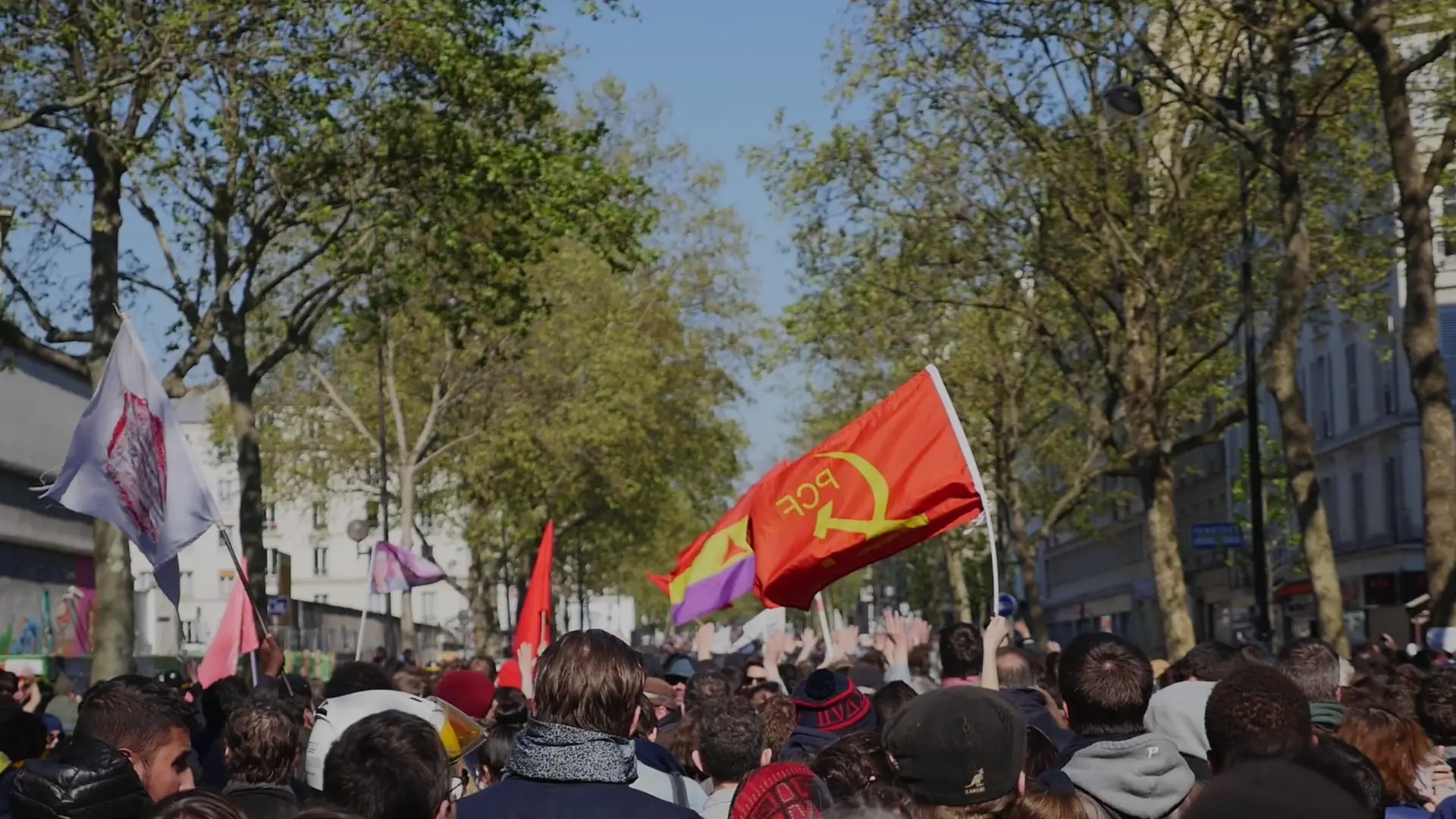 Manifestation du 1er mai 2016 à Paris. Dimanche 1er mai 2016 à 18h30.